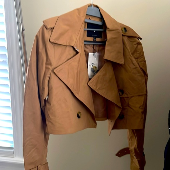 7 For All Mankind Jackets & Blazers - 7 For All Mankind Cropped trench